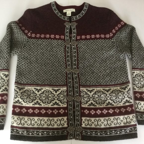 Carroll Reed Sweaters - Carroll Reed 100% Wool Cardigan